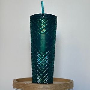 Like New Emerald Jeweled Starbucks Tumbler